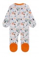 Baby Boy jersey onesie milky