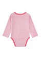 Baby Girl jersey bodysuit bright pink