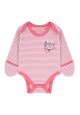 Baby Girl jersey bodysuit bright pink