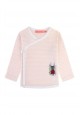 Baby Girl jersey kimono shirt bright pink