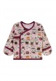 Baby Girl jersey kimono shirt pink