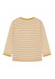 Baby Girl striped print Tshirt amber