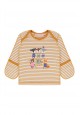 Baby Girl striped print Tshirt amber