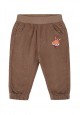 Baby Girl embroidered corduroy trousers amber