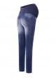 Womens denim maternity trousers indigo