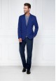Mens jersey blazer dark blue