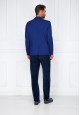 Mens jersey blazer dark blue