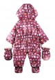 Babys Insulated Overall printed pink