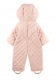 Babys Insulated Embroidered Overall pink