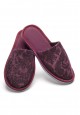 Womens home slippers bordeaux