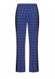 Piped trousers bright blue