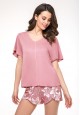 Shorts printed pink