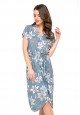 House Dress printed blue