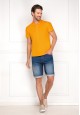 Mens Pique Polo Shirt orange
