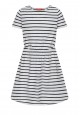 Girls Striped Dress white