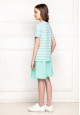 Girls Striped Tshirt menthol