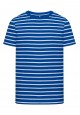 Boys Striped Tshirt bright blue