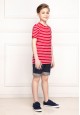 Boys Striped Tshirt red