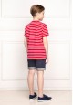 Boys Striped Tshirt red