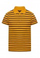 Boys Striped Polo Shirt orange