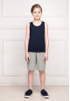 Boys Shorts light grey melange