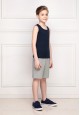Boys Shorts light grey melange