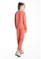 Girls Sweatshirt peach pink