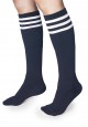 Knee socks blue one size