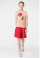 Girls Tshirt peach pink