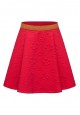 Girls Quilted Skirt raspberry