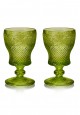 Glasses 2 pcs set emerald