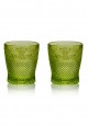 Glasses 2 pcs set emerald