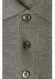 Light Jersey Polo Neck Jumper for men grey melange
