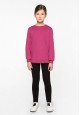 Girls Long Sleeve Jersey Jumper dark lilac