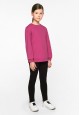 Girls Long Sleeve Jersey Jumper dark lilac