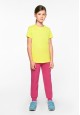 Girls Short Sleeve Tshirt lime