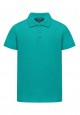 Light Jersey Polo Neck Jumper for boys turqouise
