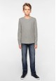 Boys Long Sleeve Tshirt grey melange