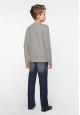 Boys Long Sleeve Tshirt grey melange