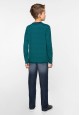 Boys Long Sleeve Tshirt turquoise