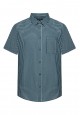 Mens Short Sleeve Shirt dark blue