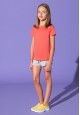 Girls Short Sleeve Tshirt coral