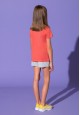 Girls Short Sleeve Tshirt coral