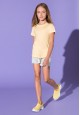 Girls Short Sleeve Tshirt beige