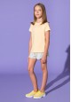 Girls Short Sleeve Tshirt beige