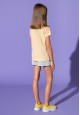 Girls Short Sleeve Tshirt beige