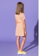 Girls Short Sleeve Jersey dress pink