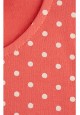 Girls Short Sleeve Jersey Dress coral