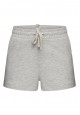 Girls Jersey Shorts light grey melange