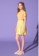 Girls Jersey Skirt yellow